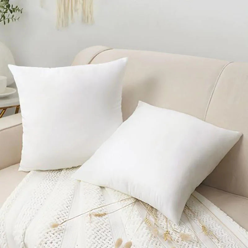 Multiple Size Simple Breathable Square Cushion Core High Resilience PP Cotton Pillow Core Sofa Backrest Cushion Core With Zip