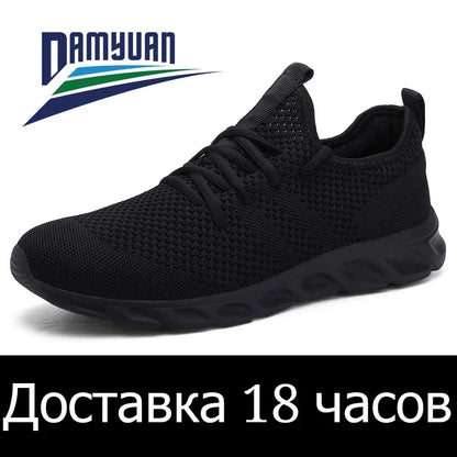 Hot Sale Light Man Running Shoes Comfortable Breathable Men's Sneaker Casual Antiskid and Wear-resistant Jogging Men Sport Shoes