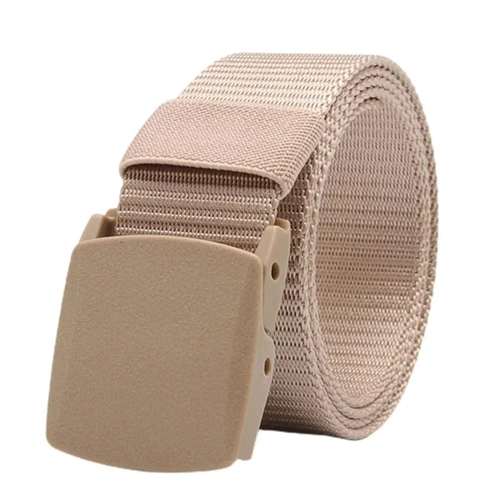 Men Belt Adjustable Exquisite Buckle Male Jeans Belt Lightweight All Match Comfortable Waist Belt For Daily Wear