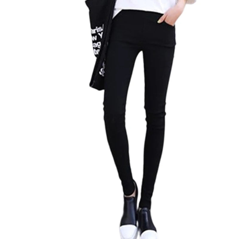 Women Ankle-Length Pants Casual Black Elastic Woman Pencil Pants Female Pantalones De Mujer  Yoga Trousers