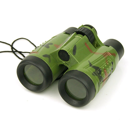 6x30 Binoculars Plastic Colorful Children Telescope with Neck Strap Children Simulation Outdoor Camping Survival Telescope Toys