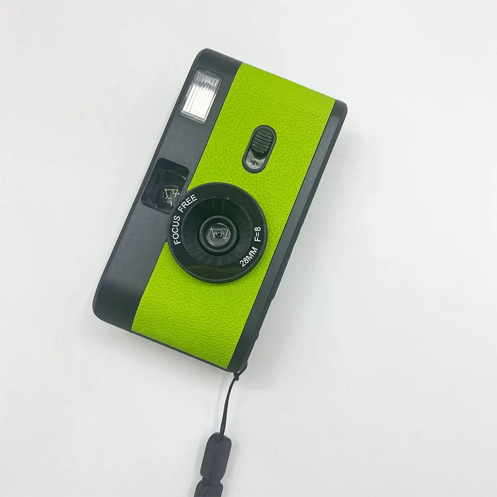 Reusable Film Camera 35mm Vintage Non-Disposable Camera with flash Retro Children Gift Camera