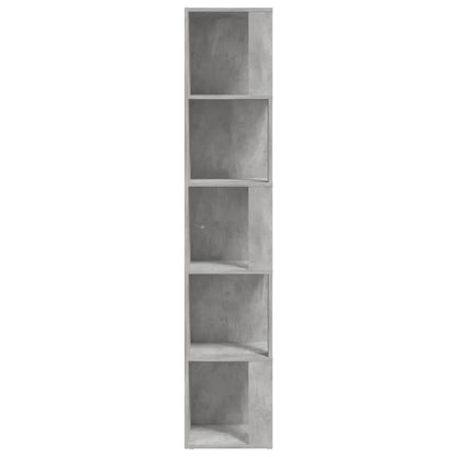 Concrete gray corner cabinet 33x33x33 cm chipboard, multi-use drawer single storage cabinet for Home organization wardrobe