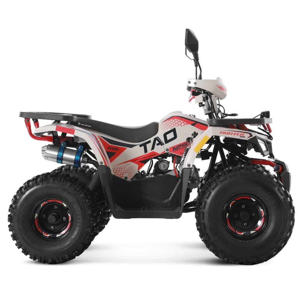 Tao Motor 2024 Off Road Farm Cheap ATV Gas Powered 4 wheel Quad Bike Automatic 4 stroke engine 125cc ATV for Kids