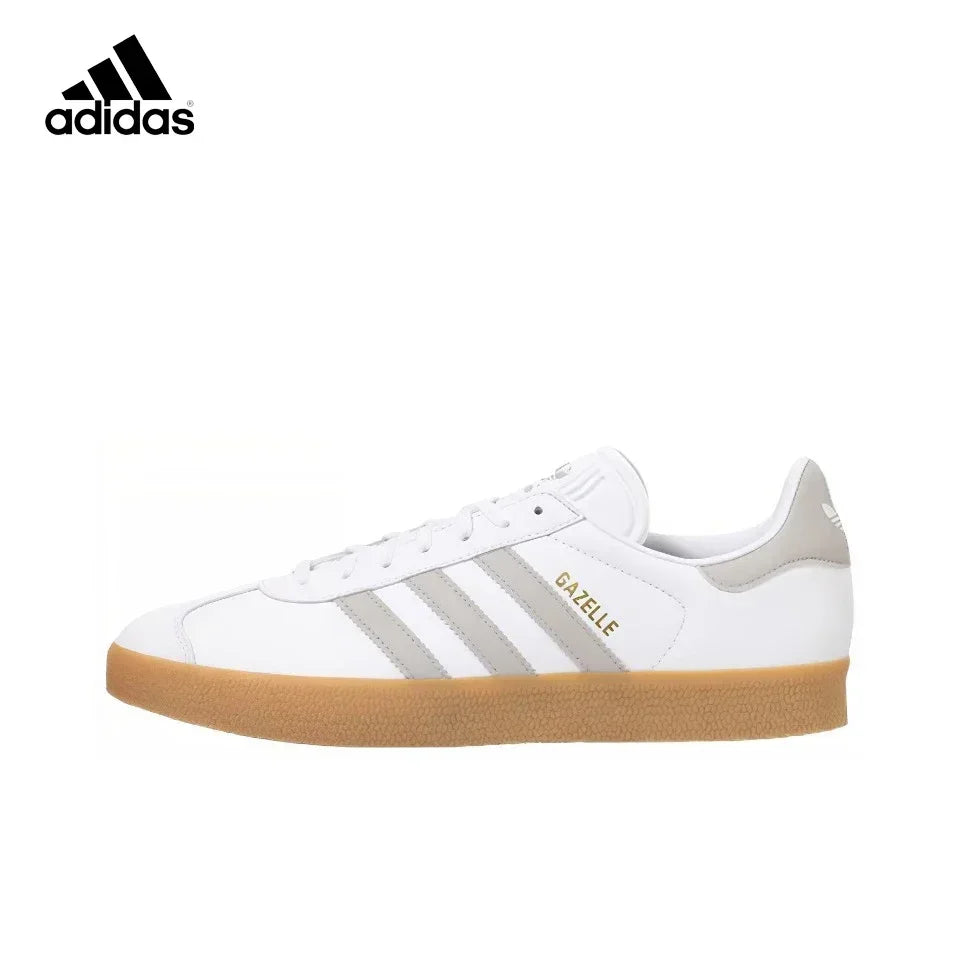 Adidas Gazelle Brown Men's and Women's Lightweight Non-slip Wear Comfort Retro Casual Versatile Fashionable Sports Board Shoes