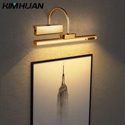 4000mAH Painting Picture Light Portrait With Remote Living Room Wireless Wall Lamp Art Display Rechargeable Battery Operated