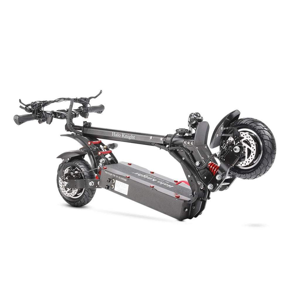 Halo Knight T108 Adult Powerful Electric Scooter 52V 28.8Ah 2000W 65KM/H Fast Dual Motor Escooter Faldable Best Cheap E Scooter