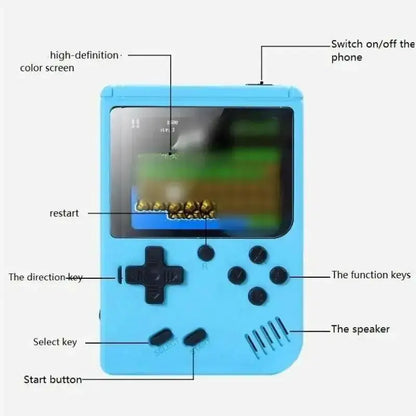 Retro Portable Mini Handheld Video Game Console 8 Bit 3.0 Inch Color LCD Kids Color Game Player Built in 500 Games