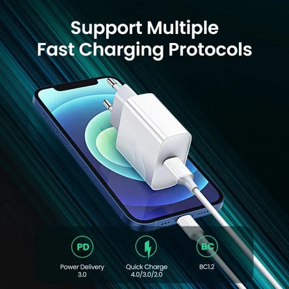 PD 35W Fast Charger For iPhone 11 12 13 14 15 Pro Max Fast Charging Cable For iPhone 15 Plus USB Type C Data Line Phone Charger