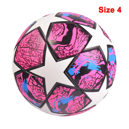 High Quality Soccer Balls Soft PU Material Professional Size 5 Size 4 Seamless Team Match Group Training Sports Football