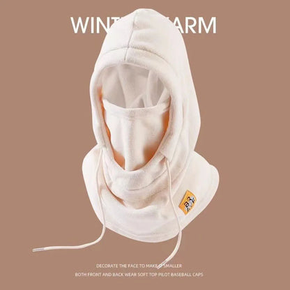 Women Beanie Fleece Cycling Hat Scarf Hooded Face Cover Men Camping Cycling Cap Ski Balaclava Beanie Bonnet Keep warm