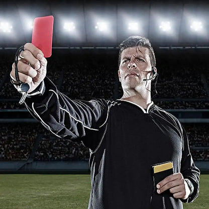 Soccer Referee Red and Yellow Card Tools Professional Football Soccer Ball Match Referee Kit Soccer Standard Cards