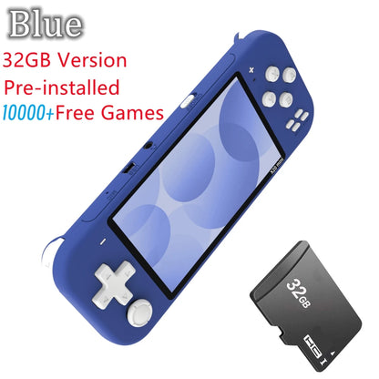 LooxArcade© X20 mini 4.3 inch IPS screen Handheld Portable Game Console 32GB 8GB 5000 games for 8/16/32 bit Arcade Video games child gift