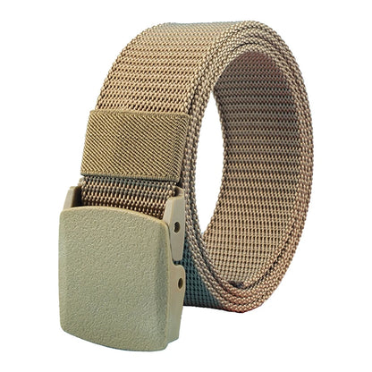 120cm Long Military Tactical Waist Belt Adjustable Plastic Buckle Nylon Belts Trousers Straps Men High Quality Pants Waistband