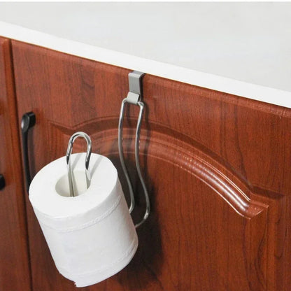 Toilet Paper Holder Self Adhesive Wall Mount No Punching Tissue Towel Roll Dispenser for Bathroom Kitchen Towel Rack