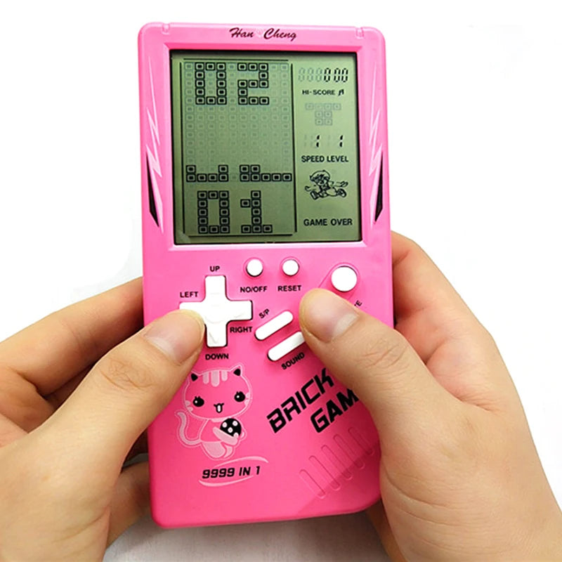 Classic Handheld Game Machine BRICK GAME Kids Game Console Toy with Music Playback Retro Children Pleasure Games Player