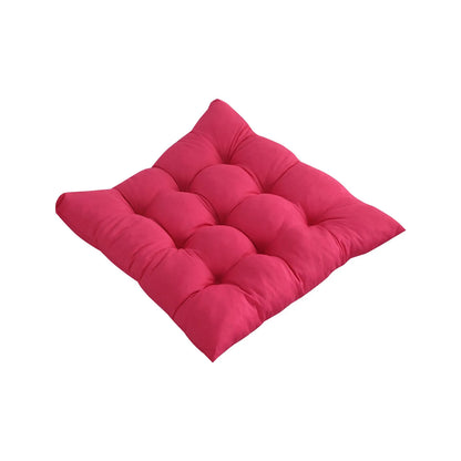 Solid Chair Cushion Square Mat Cotton Upholstery Soft Padded Cushion Pad Office Home Or Car Garden Sun Lounge Seat Cushion