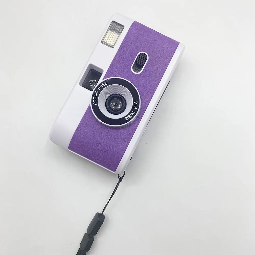 Reusable Film Camera 35mm Vintage Non-Disposable Camera with flash Retro Children Gift Camera