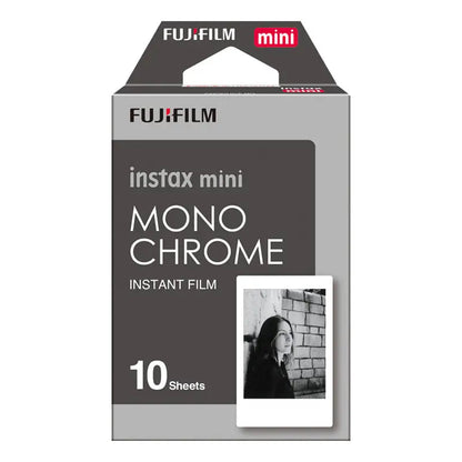 10-100 Sheets Fujifilm Instax Mini 12 Film Mono Monochrome Film For Mini SE 7+ 99 40 Evo 90 Link 2 Printer Instant Photo Camera