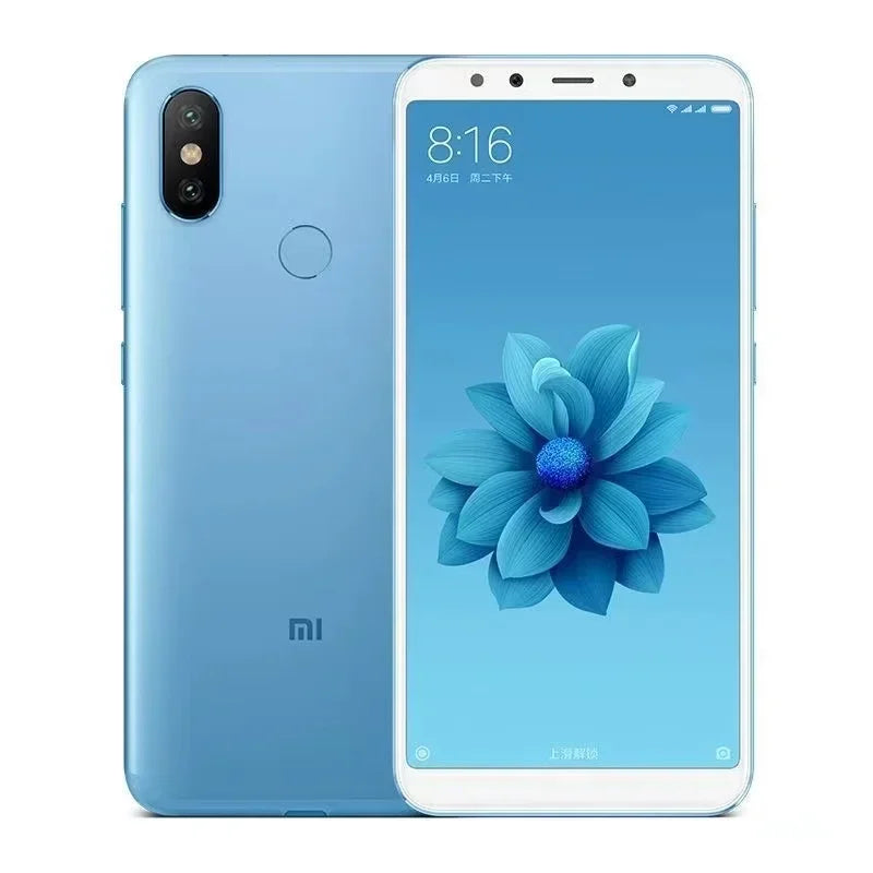 Original Xiaomi 6X 6GB 128GB Global Rom 20 million pixels celular googleplay Fingerprint Octa-core 4G Smartphone