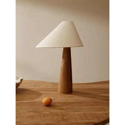 Creative Living Room Wabi-sabi Style Japanese Design Floor Lamp Solid Wood Table Light Bedroom Bedside Study Retro Minimalism