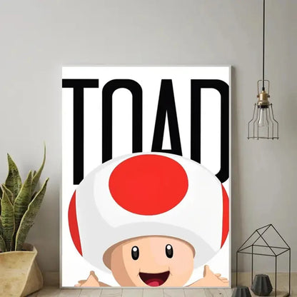 Classic Anime Movie Art Mario Poster Prints Playroom Canvas Paintings Wall Picture Living Room Kids Bedroom Home Decor Cuadros