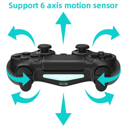 DATA FROG Bluetooth-Compatible Game Controller for PS4/Slim/Pro Wireless Gamepad For PC Dual Vibration Joystick For IOS/Android