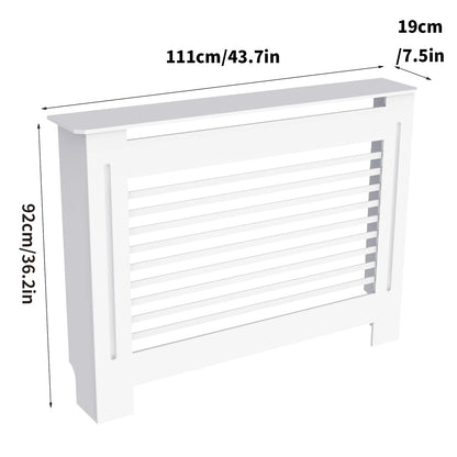 Super Tall 100CM Radiator Cover Strong Grill Shelf Cabinet MDF Cupboard Modern Vertical/Horizontal Style