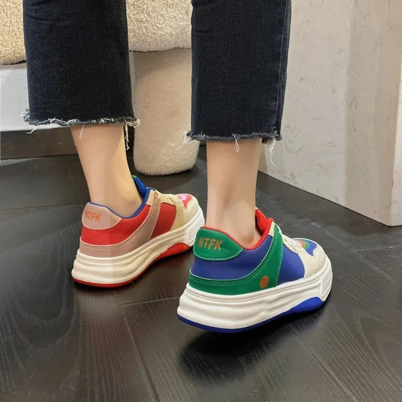 Women Sport Sneaker 2024 Tennis Running Shoes Female Casual Platform Fashion Footwear Basket Comfortable Elegant Athletic Trend