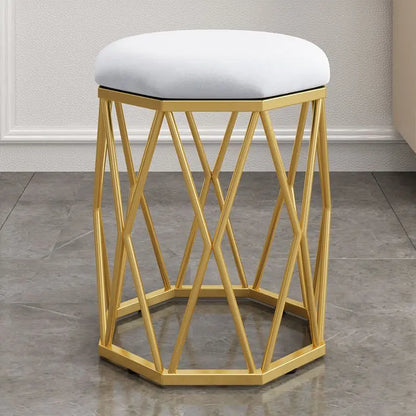 Dressing stool light luxury makeup stool dressing table stool modern manicure chair girl simple bedroom and household stool