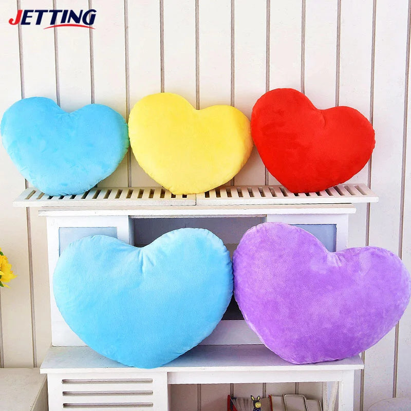 Cute Heart Shaped Plush Pillow Soft Sleeping Pillow Living Room Decor Valentines Day Gifts Comfortable Love Pillow Sofa Cushion