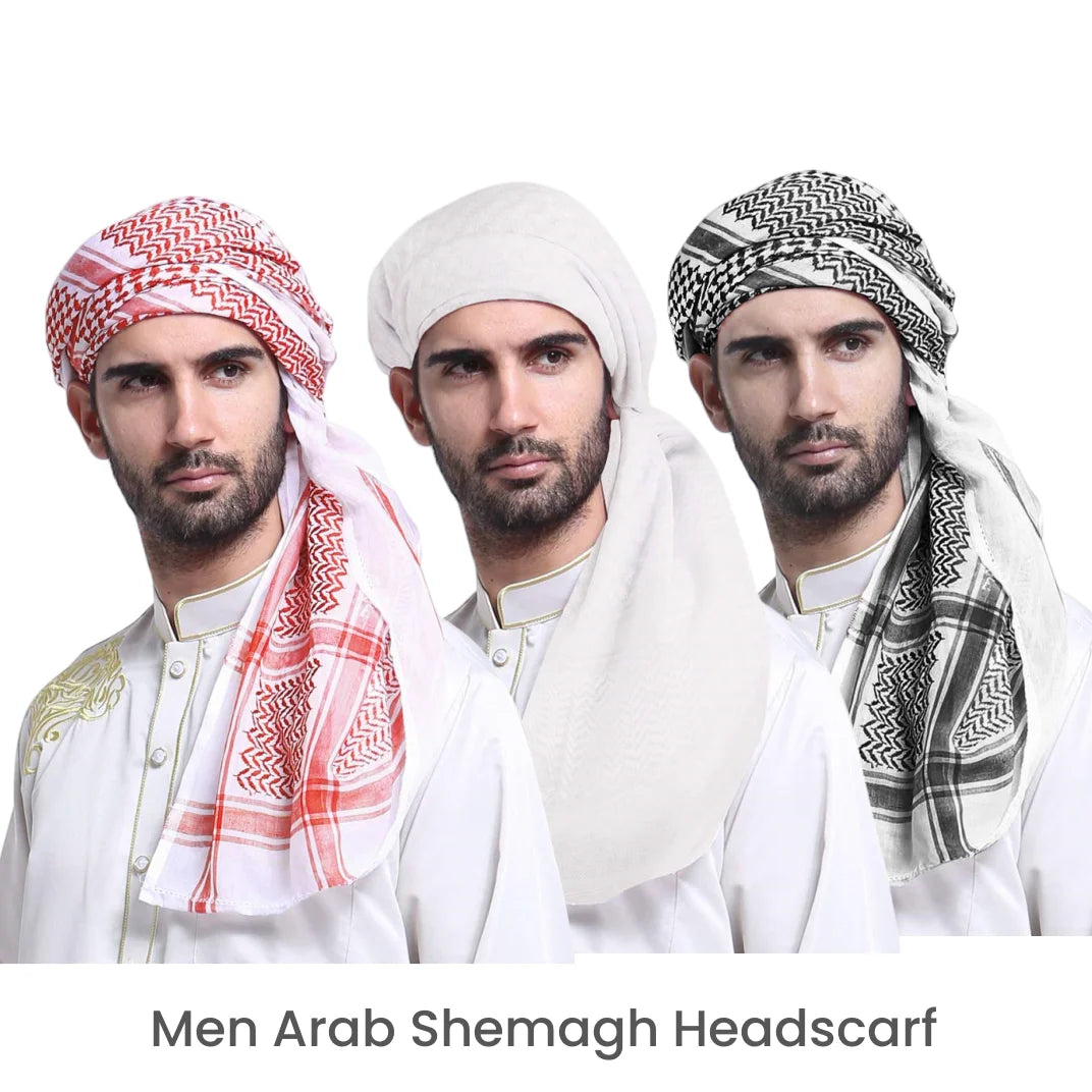 Men Woven Kuffiyeh Arab Kafiya Shemagh Keffiyeh Middle Eastern Scarf Wrap Jacquard Traditional Culture Unisex Hijab