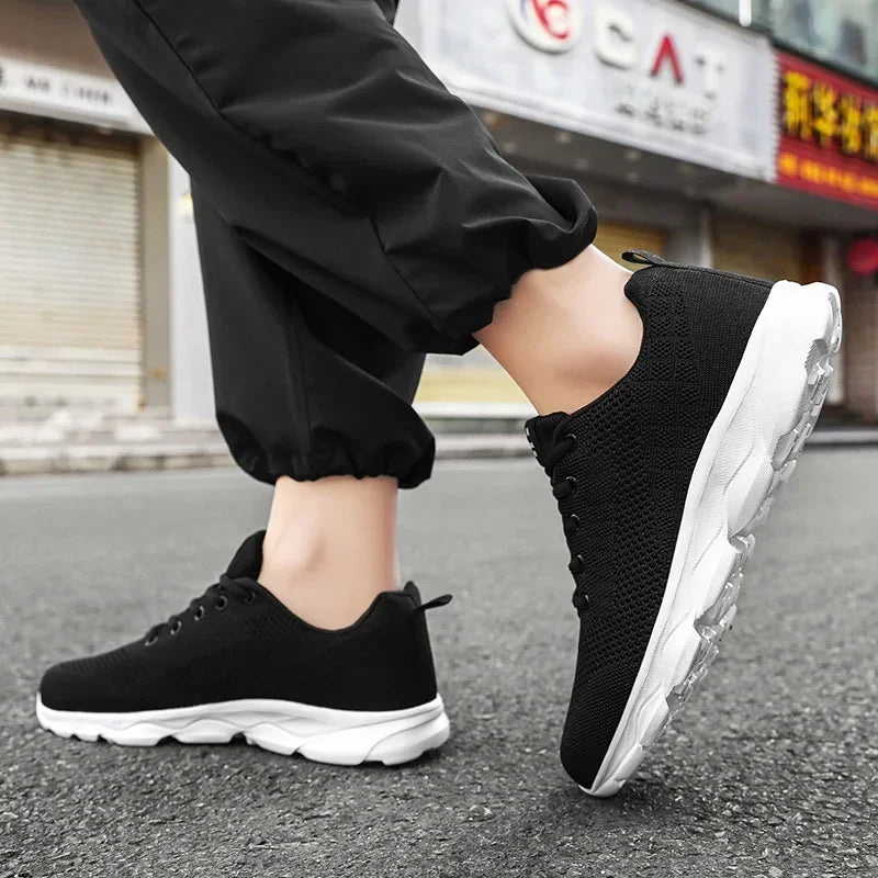 Shoes Breathable Lightweight Unisex Mesh Casual Sneakers Men Walking Footwear Summer