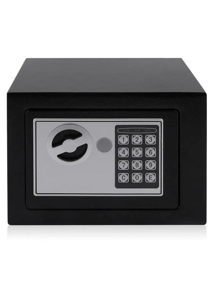 Digital Safe Box Small Household Mini Steel Safes Money Bank Safety Security Box Keep Cash Jewelry Or Document Securely With Key