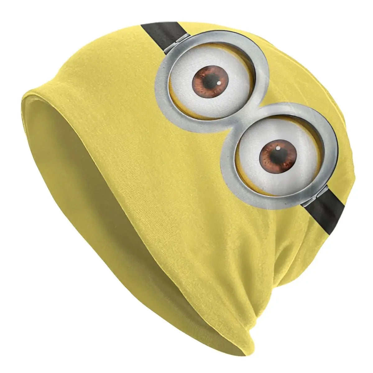 Despicable Me Skullies Beanies Caps Minion Style Eyes Thin Hat Autumn Spring Bonnet Hats Men Women's Street Ski Cap