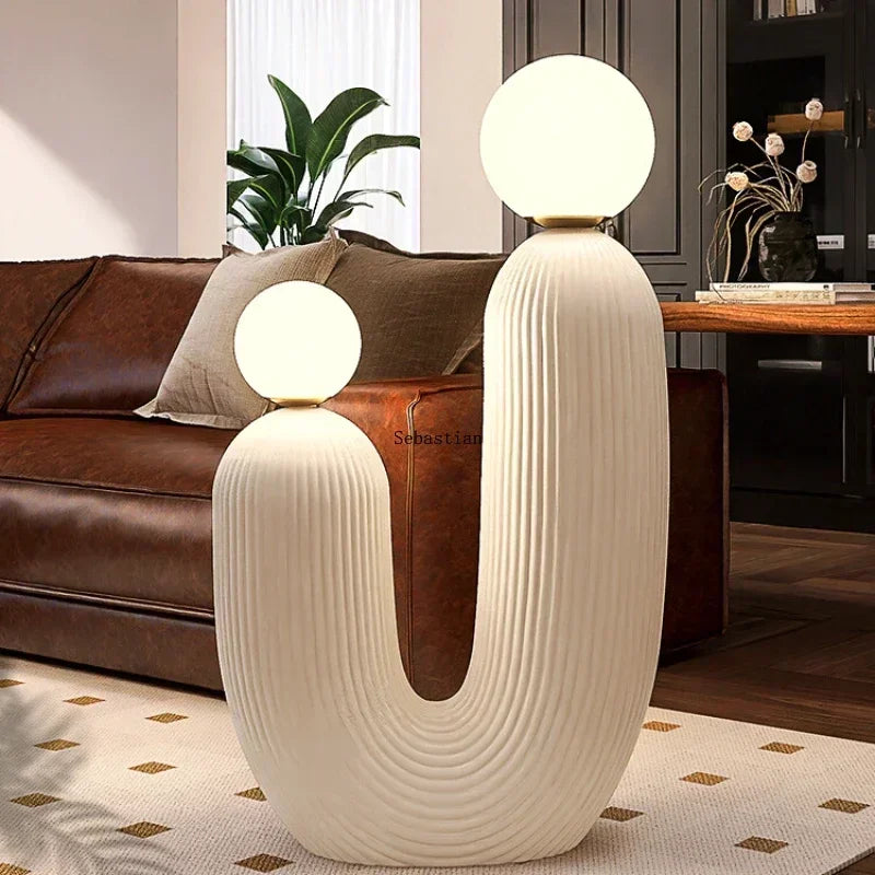 High Aesthetic Art, Floor To Ceiling Living Room, Sofa, Decorative Atmosphere, Luxurious Vertical Table Lamp Bedroom