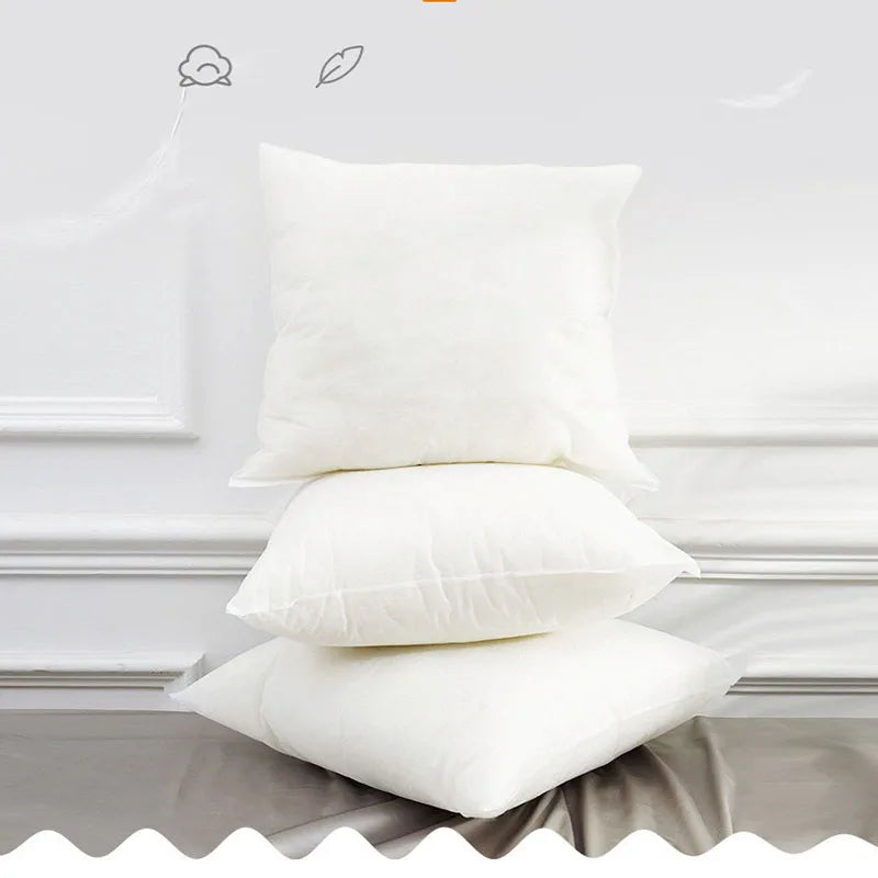 Simple Home Hotel Square Sofa Pp Cotton Soft Comfortable Fluffy Seat Cushion Waist Pillow Non-Woven Pillow Core