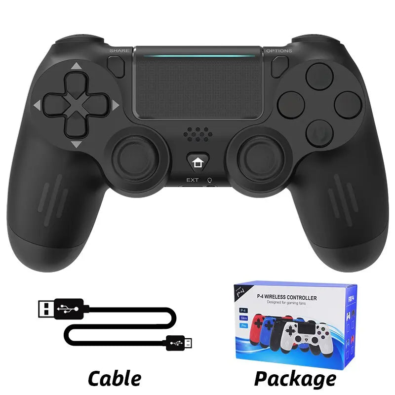 DATA FROG Bluetooth-Compatible Game Controller for PS4/Slim/Pro Wireless Gamepad For PC Dual Vibration Joystick For IOS/Android