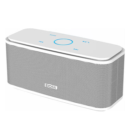 DOSS Bluetooth Speaker SoundBox, Touch Control Sound Box, 12W HD Sound, IPX5 Waterproof, Built-in Mic Hand Free Portable Speaker