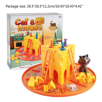 for Cat and Mouse- Cheese Game Parent-Child Interactive Board Game