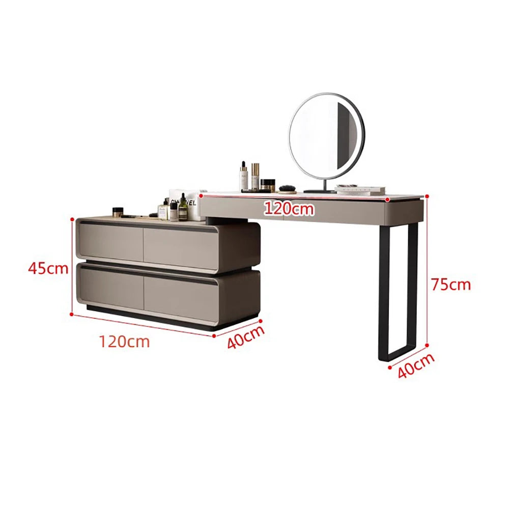 Dresser Drawer Vanity Table Decoration Bedroom Storage Vanity Table Makeup Tocador De Maquillaje Para Niñas Bedroom Furniture