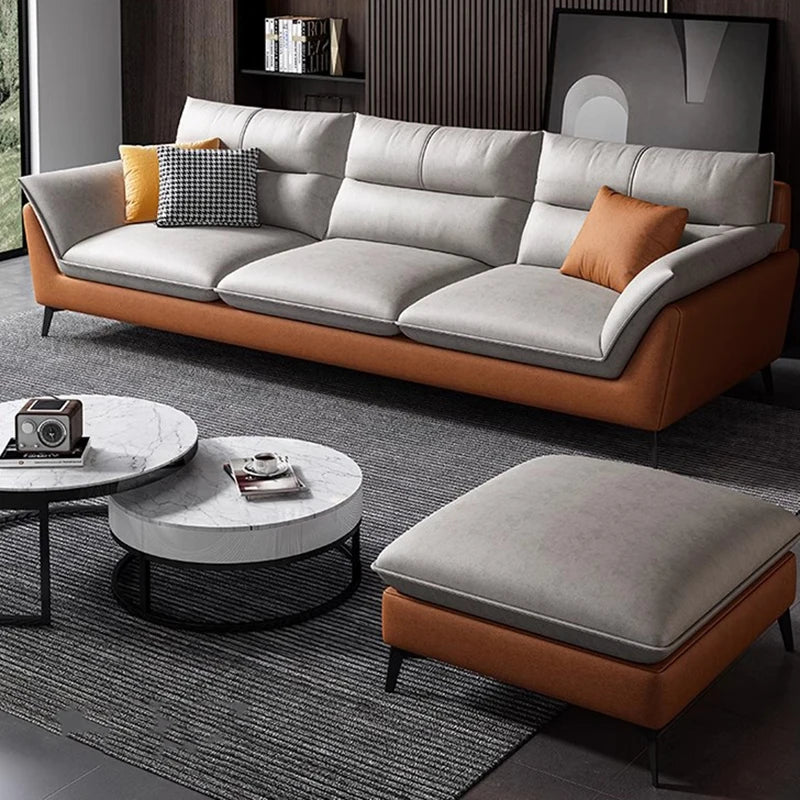 Sofas For Living Room Luxury Italian Minimalist Sofa Sets With Beautiful Individual Puff Meubles De Chambre Kitchen Furniture