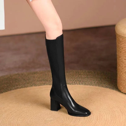 Knee Thigh High Sock Boots Women Winter Sexy Boot New Women's Long Shoes for Women Elegant Autumn High Boots Wedges Elastic Hot