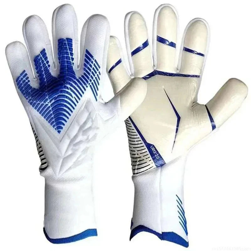 Professional Latex Football Gloves Soccer Ball Goalkeeper Gloves Kids Adults Thickened Football Goalie Fingers Protection Gloves