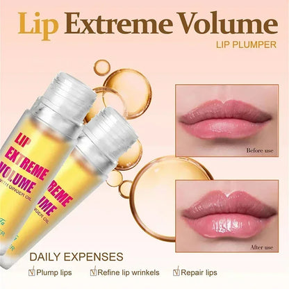 Long Lasting Makeup Lip Plumper Oil Serum Instant Volumising Essence Oil Repair Lip Fine Lines Increases Elasticity Sexy Lipbalm