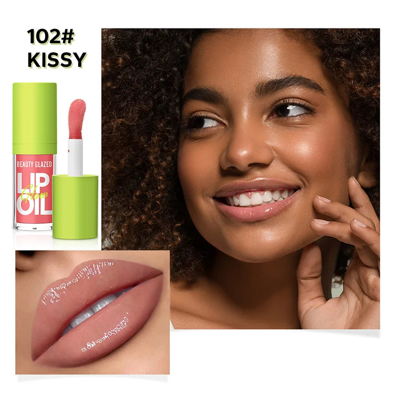 8 Colors Moisturizing Candy Lip Gloss Pearlescent Lustrous Mirror Nude Lip Stain Natural Lip Oil Valentine's Day Gifts Lipstick