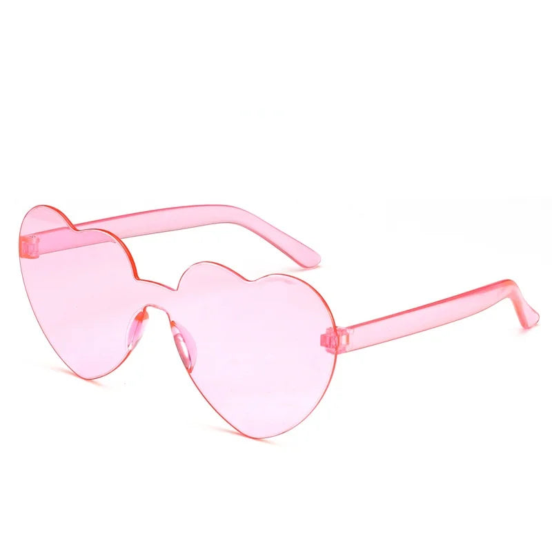 Women Fashion Heart Shaped Effects Glasses Watch The Lights Change To Heart Shape At Night Diffraction Glasses Female Sunglasses