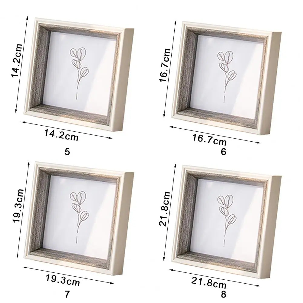 Fashion Picture Holder Durable Photo Frame Lightweight Exquisite Square Anti-deform Photo Holder