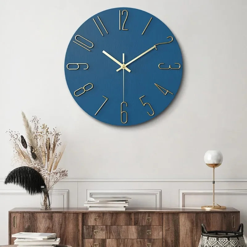 3D Digital Clocks Living Room Wall Clock Simple Creative Household Dial Watch Fashion Decorative Clock 12 inch 30CM Wall Clocks