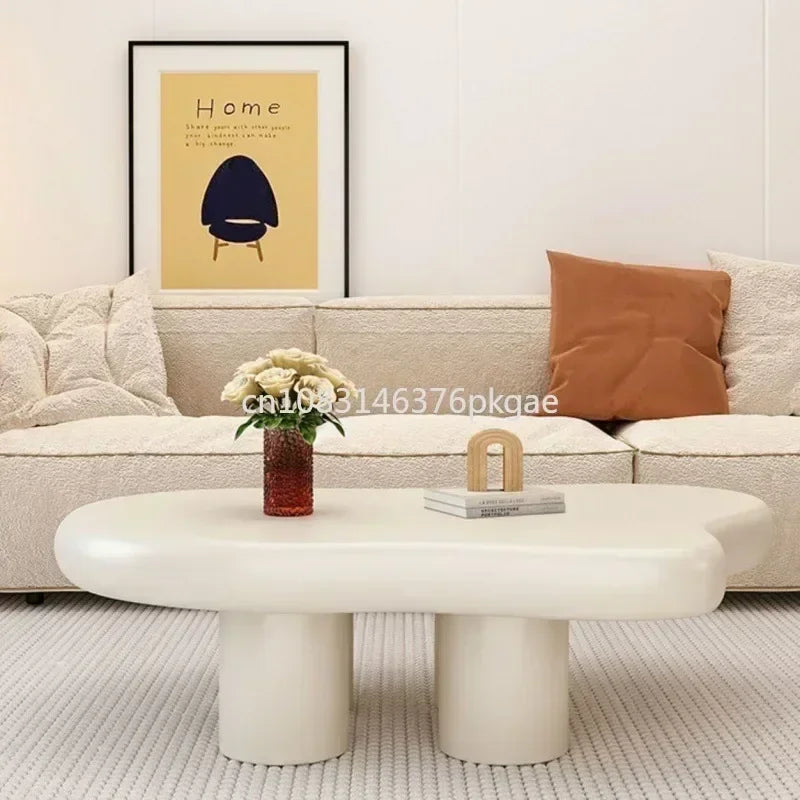 Clouds Tea Table House Lonely Wind Nordic Home Living Room Small Apartment Shaped Cream Simple Modern Tea Coffee Table Furniture